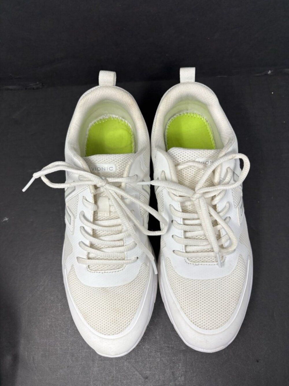 Vionic Miles II Women’s White Sneakers Size 10 NO INSOLES - Picture 3 of 9